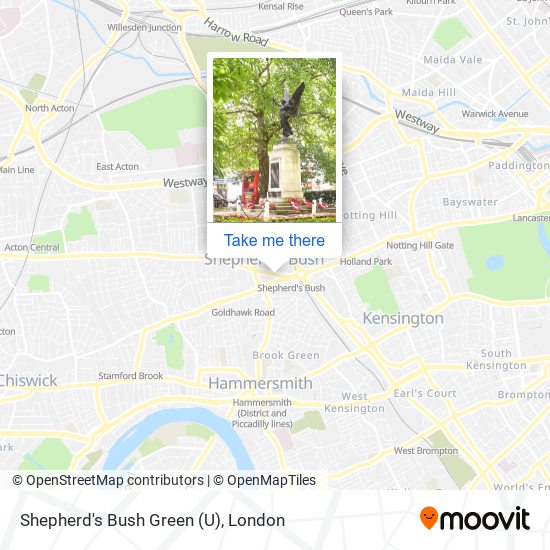 Shepherd's Bush Green (U) map
