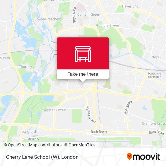 Cherry Lane School (W) map