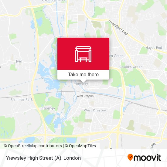 Yiewsley High Street (A) map