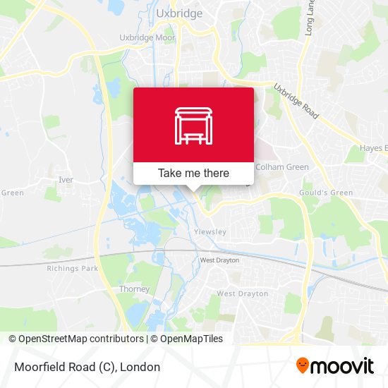 Moorfield Road (C) map