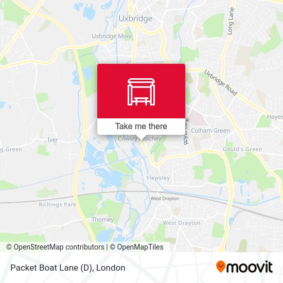 Packet Boat Lane (D) map