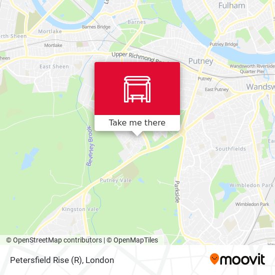 Petersfield Rise map
