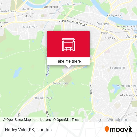 Norley Vale (RK) map