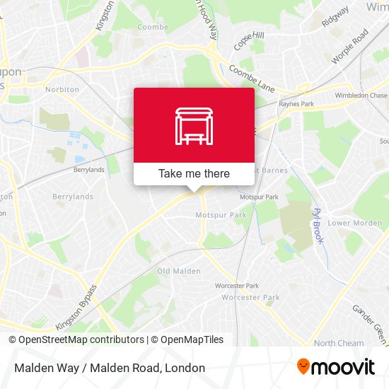 Malden Way / Malden Road map