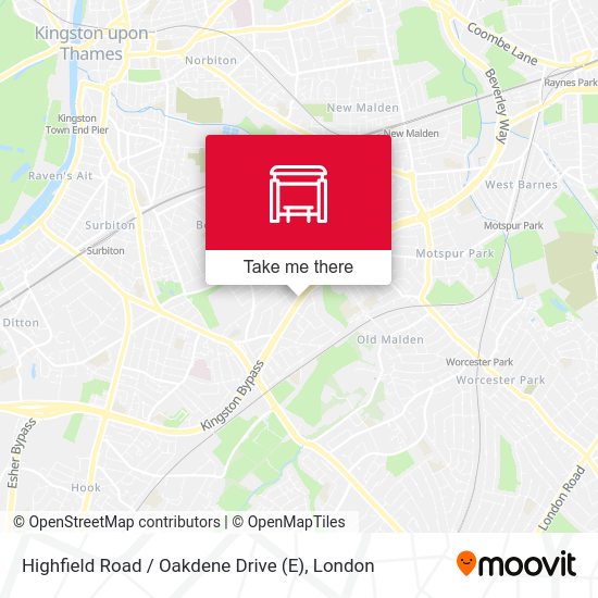 Highfield Road / Oakdene Drive (E) map