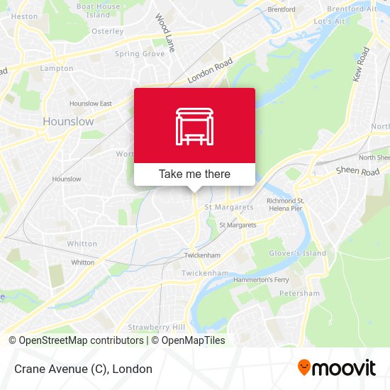 Crane Avenue map