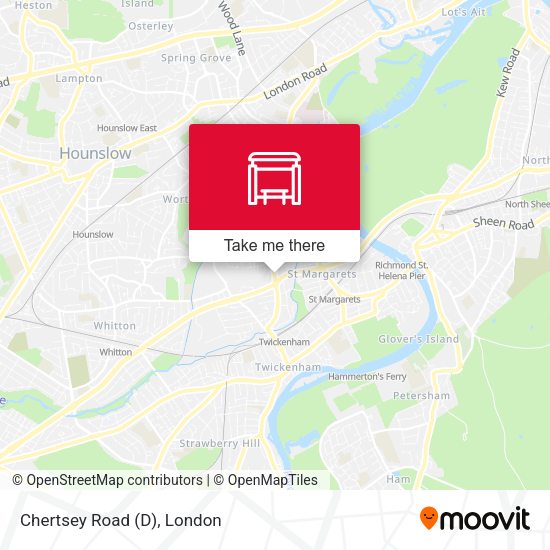 Chertsey Road (D) map