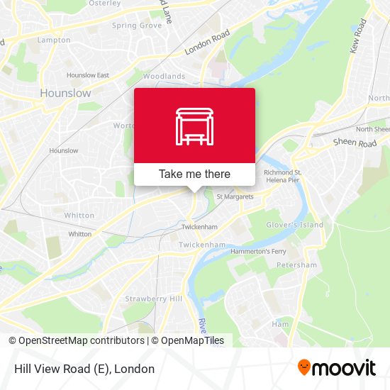Hill View Road (E) map