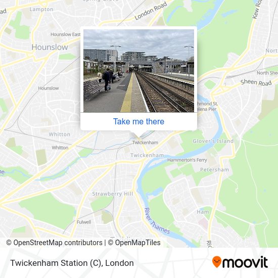 Twickenham Station (C) map
