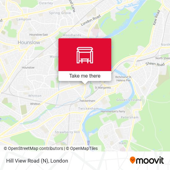 Hill View Road (N) map