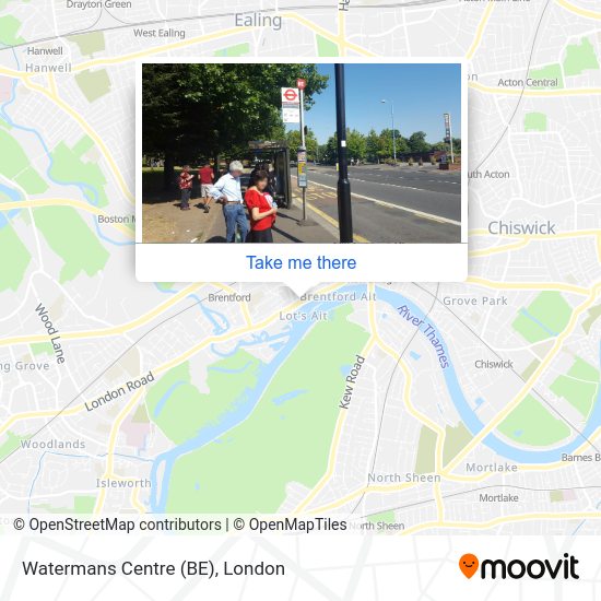 Watermans Centre (BE) map