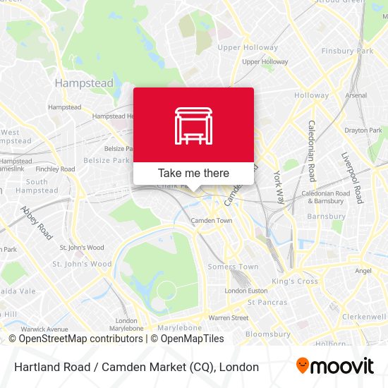 Hartland Road / Camden Market (CQ) map