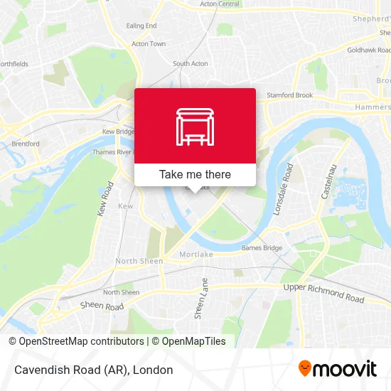 Cavendish Road (AR) stop - Routes, Schedules, and Fares