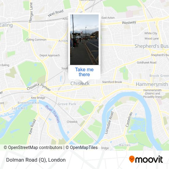 Dolman Road (Q) map