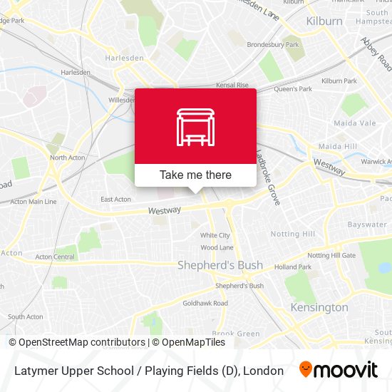Latymer Upper School / Playing Fields (D) map