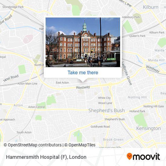 Hammersmith Hospital (F) map