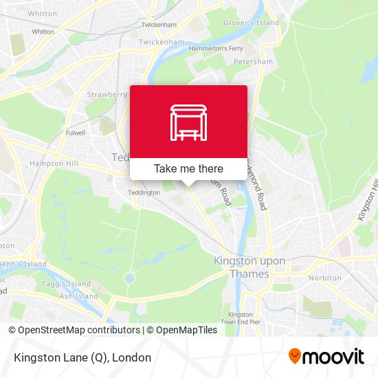 Kingston Lane (Q) map