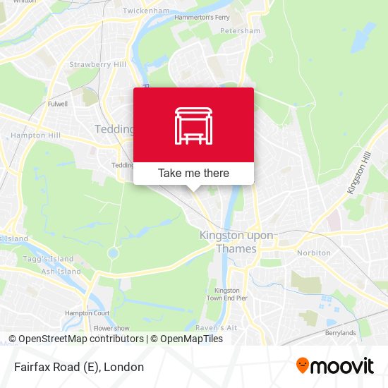 Fairfax Road (E) map