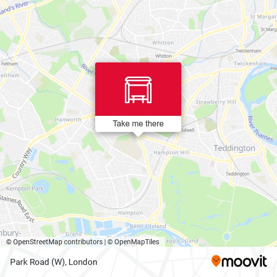 Park Road (W) map