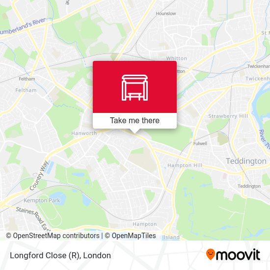 Longford Close (R) map