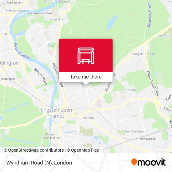 Wyndham Road (N) map