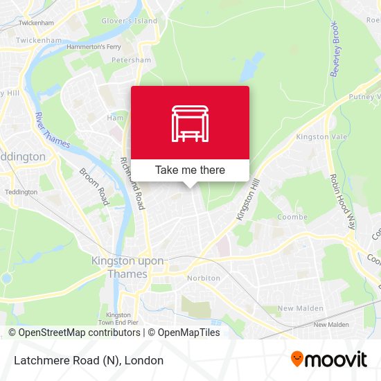 Latchmere Road (N) map