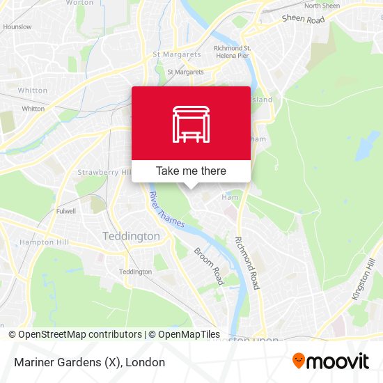 Mariner Gardens (X) map