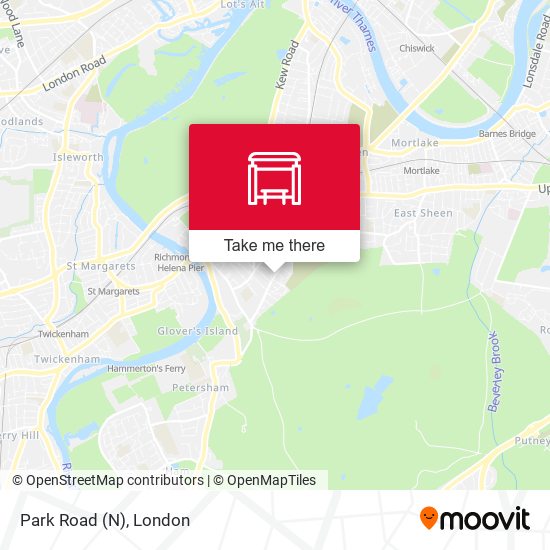 Park Road (N) map