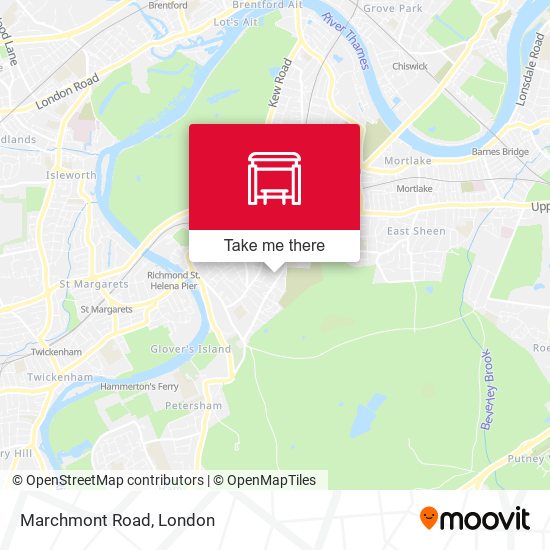 Marchmont Road map