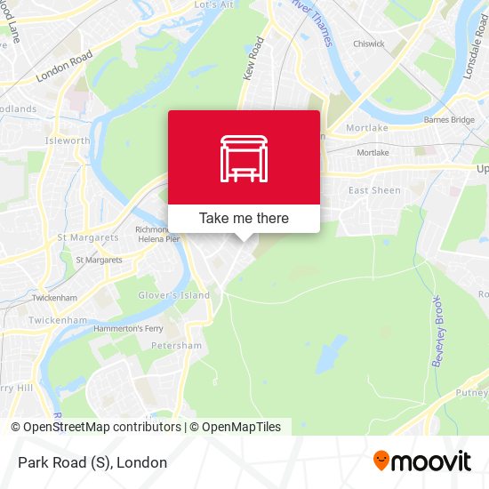 Park Road (S) map