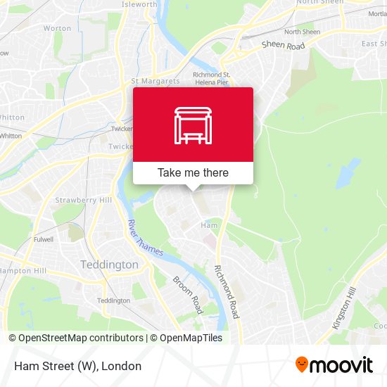 Ham Street (W) map