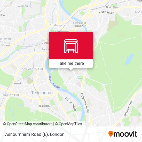 Ashburnham Road (E) map