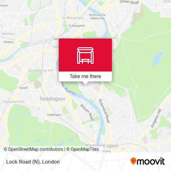 Lock Road (N) map