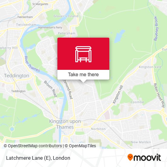 Latchmere Lane (E) map