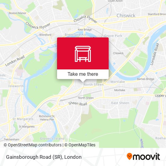 Gainsborough Road (SR) map