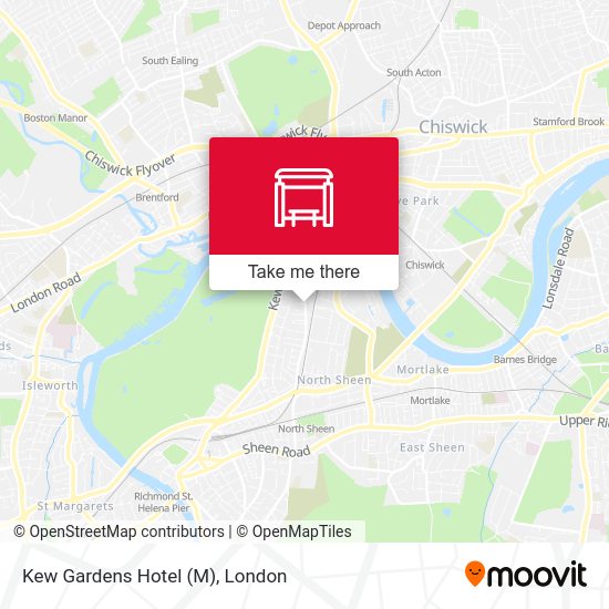 Kew Gardens Hotel (M) map