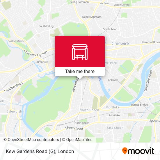Kew Gardens Road map