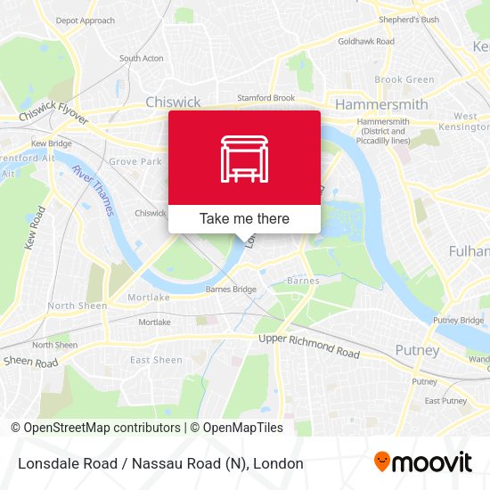 Lonsdale Road / Nassau Road map