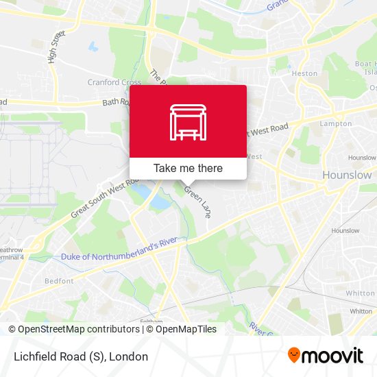Lichfield Road (S) map