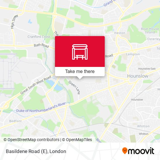 Basildene Road (E) map