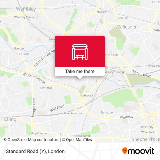 Standard Road (Y) map