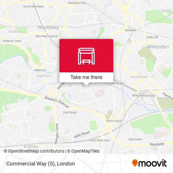 Commercial Way (S) map