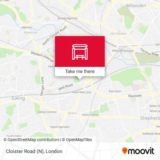 Cloister Road (N) map