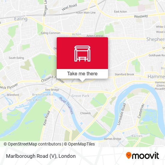 Marlborough Road (V) map