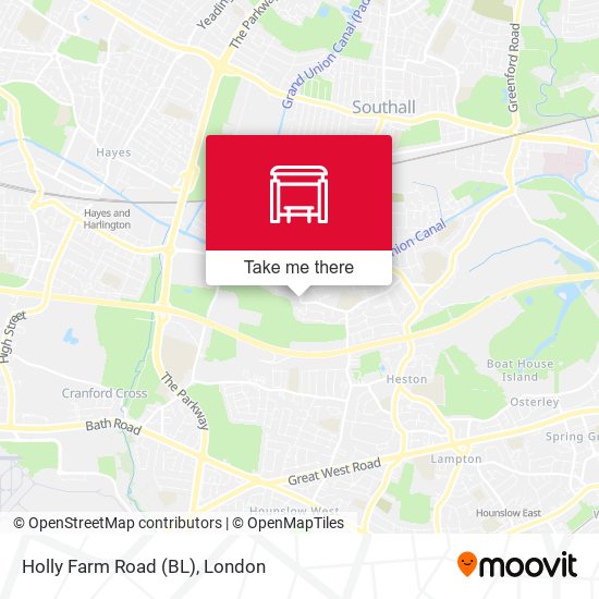 Holly Farm Road (BL) map
