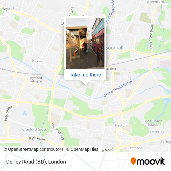 Derley Road (BD) map