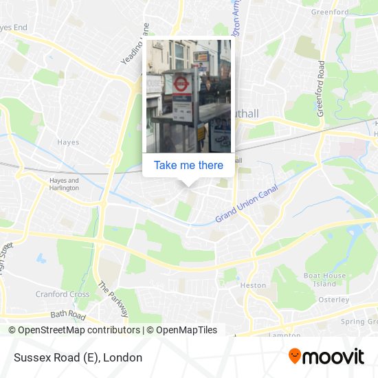 Sussex Road (E) map