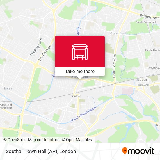 Southall Town Hall (AP) map