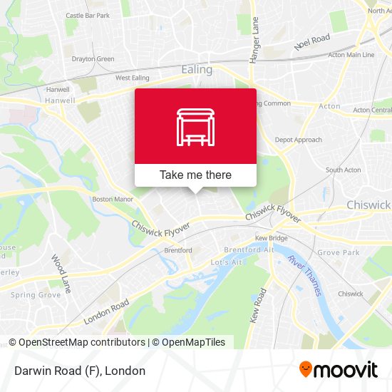 Darwin Road (F) map