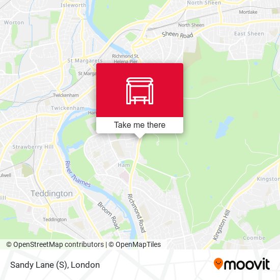 Sandy Lane map